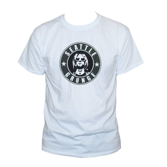 Seattle Grunge Rock Shirt Nirvana Pearl Jam Band Music Graphic Tee Vintage Fan - Picture 1 of 5